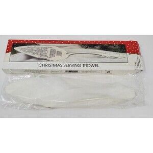 NOS INTERNATIONAL SILVER COMPANY CHRISTMAS SERVING TROWEL PIE  SERVEWARE 1997
